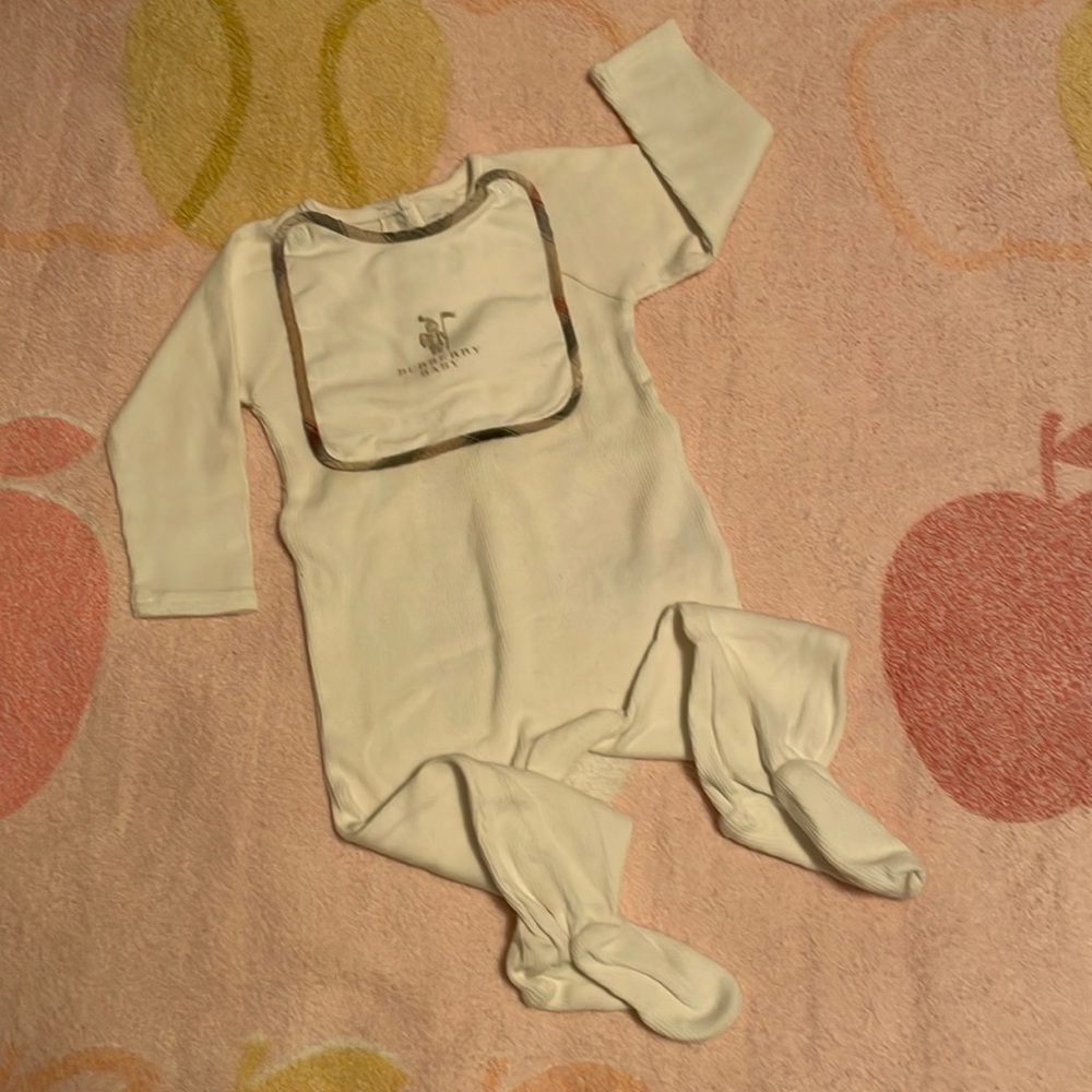 Burberry onesie for baby